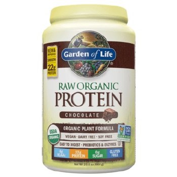 GARDEN OF LIFE RAW Organic Protein Plant Formula Chocolate, 23.28 oz
