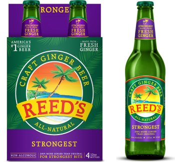 REED'S Ginger Beer Strongest, 4 bottles