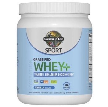 GARDEN OF LIFE Whey + Younger, Healthier Looking Skin, Vanilla, 16.14 Ounces