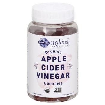 GARDEN OF LIFE MyKind Organics Apple Cider Vinegar, 60 Vegan Gummies