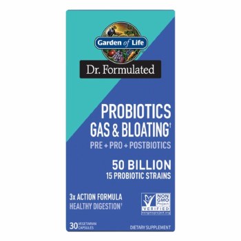 GARDEN OF LIFE Dr. Formulated Gas &amp; Bloating Probiotic, 30 Capsules