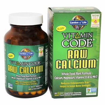 GARDEN OF LIFE Vitamin Code® RAW Calcium, 60 Vegetarian Capsules