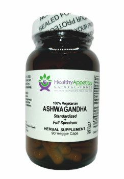 HEALTHY APPETITES Ashwagandha 90 vegetarian capsules