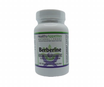 HEALTHY APPETITES Berberine HCL, 60 Vegetarian Capsules