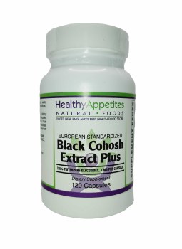 HEALTHY APPETITES Black Cohosh Extract Plus, 40mg, 120 Capsules