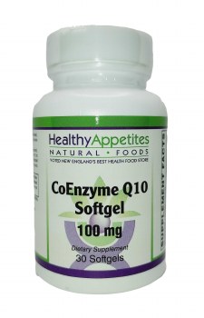 HEALTHY APPETITES CoEnzyme Q10, 100mg, 30 Soft Gels