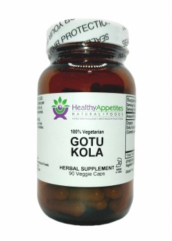 HEALTHY APPETITES Gotu Kola 90 vegetarian capsules