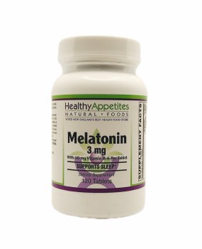 HEALTHY APPETITES Melatonin, 3mg, 120 Tablets