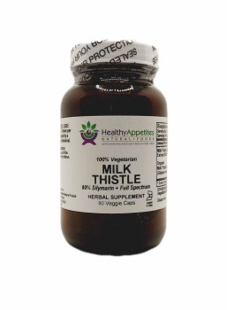 HEALTHY APPETITES Milk Thistle 90 vegetarian capsules