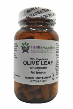 HEALTHY APPETITES Olive Leaf 90 vegetarian capsules
