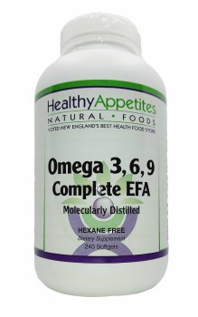 HEALTHY APPETITES Omega 3,6,9 Complete EFA, 240 Soft Gels