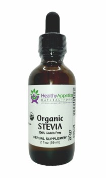 HEALTHY APPETITES Organic Stevia 2oz