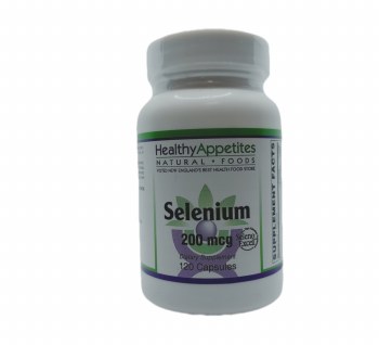 HEALTHY APPETITES Selenium, 200mcg, 120 Capsules
