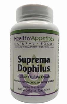 HEALTHY APPETITES Suprema Dophilus 5 Billion Probiotic, 120 Capsules