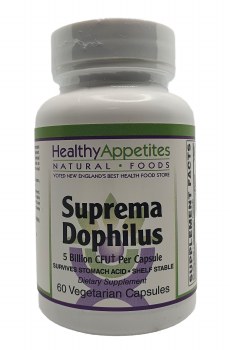 HEALTHY APPETITES Suprema Dophilus 5 Billion Probiotic, 60 Capsules