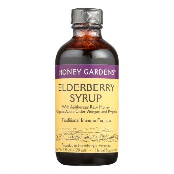 HONEY GARDENS Elderberry Syrup, 4 oz