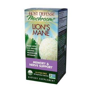 HOST DEFENSE Lion's Mane, 60 vegetarian capsules