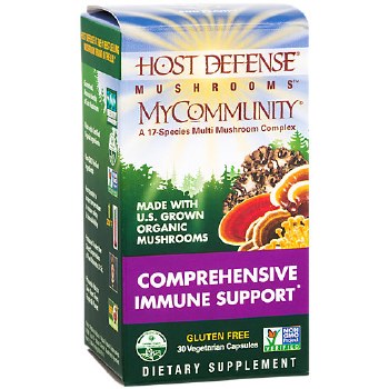 HOST DEFENSE MyCommunity, Comprehensive Immune Support, 30 capsules