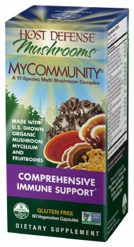 HOST DEFENSE MyCommunity, Comprehensive Immune Support, 60 capsules
