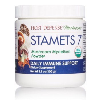 HOST DEFENSE Stamets 7 Powder, Daily Immune Support, 3.5 oz
