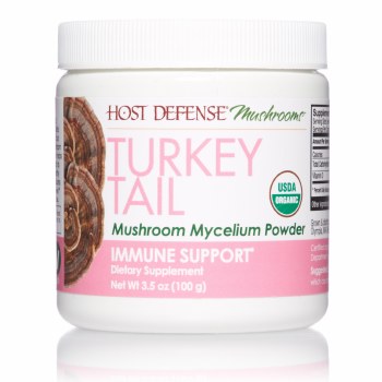 HOST DEFENSE Turkey Tail Mushroom Mycelium Powder, 3.5 oz