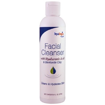 HYALOGIC Facial Cleanser with Hyaluronic Acid &amp; Bentonite Clay, 8 fl oz