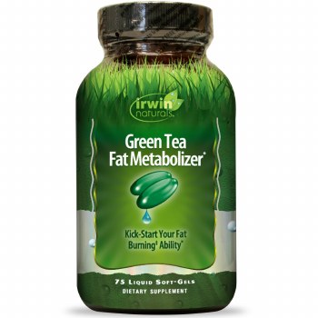 IRWIN NATURAL Green Tea Fat Metabolizer,75 softgels