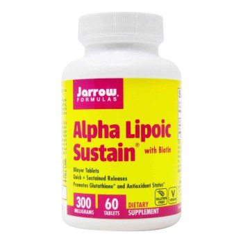 JARROW Alpha Lipoic Sustain®, 300 mg, 60 Sustain™ Tablets