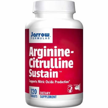 JARROW Arginine-Citrulline Sustain, 120 Tablets