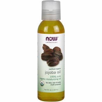 NOW Certified Organic Jojoba Oil Skincare, 4 oz