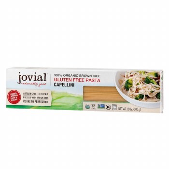 JOVIAL Gluten Free Brown Rice Capellini Pasta