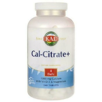 KAL Cal-Citrate Plus, 1000 mg, 240 Tablets