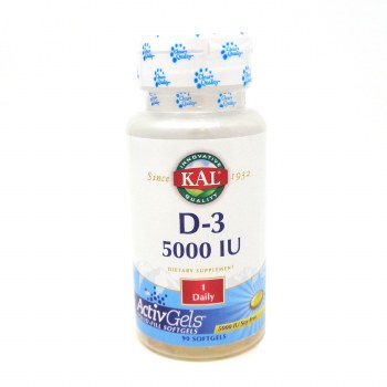 KAL D-3 5000 iu Lemon Lime, 90 melts