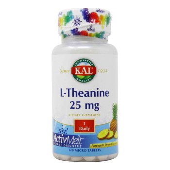 KAL L-Theanine Pineapple Dream, 25 mg, 120 MicroTablets