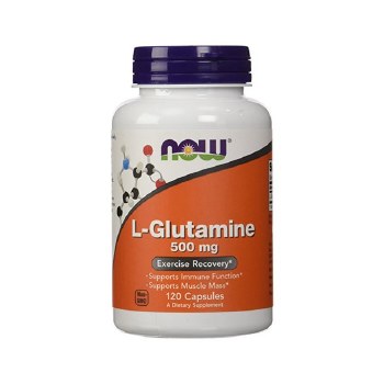 NOW L-Gutamine 500 mg, 120 capsules