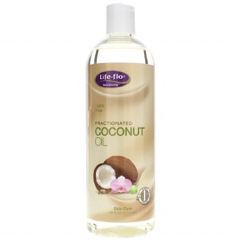 LIFE-FLO 100% Pure Fractionated Cocunut Oil, 16 fl oz