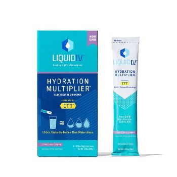 LIQUID IV Hydration Multiplier Concord Grape Box, 10ct