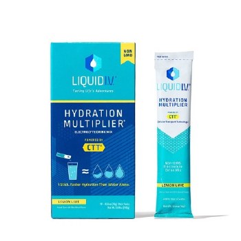 LIQUID IV Hydration Multiplier Lemon Lime Box, 10ct