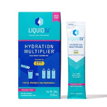 LIQUID IV Hydration Multiplier Passion Fruit Box, 10ct