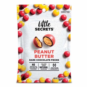 LITTLE SECRETS Chocolate Pieces, Peanut Butter in Dark Chocolate