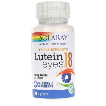 SOLARAY Lutein Eyes Triple Strength, 18 mg - 30 VegCaps