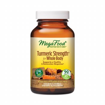 MEGAFOOD Turmeric Strength Whole Body, 90 Tablets