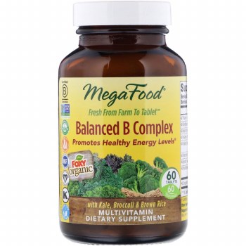 MEGAFOOD Balanced B Complex, 60 tablets