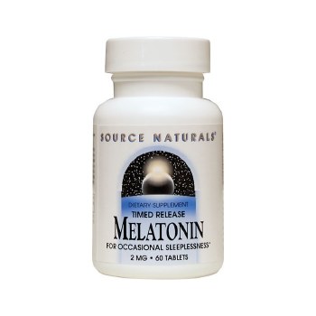 SOURCE NATURALS Melatonin 2 mg Timed-Release, 60 tablets