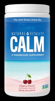 NATURAL VITALITY Calm Magnesium Cherry Flavor, 16 oz