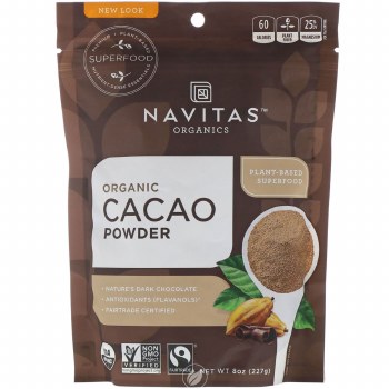 NAVITAS Organic Cacao Powder,  8 oz