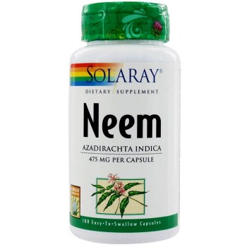 SOLARAY Neem, 475 mg - 100 Capsules