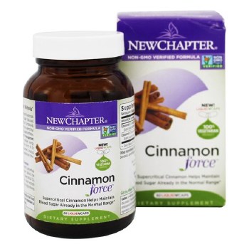 NEW CHAPTER Cinnamon Force, 60 Vegetarian Capsules