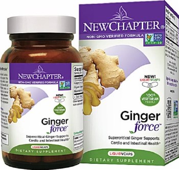 NEW CHAPTER Ginger Force, 60 Vegetarian Capsules