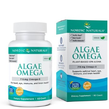 NORDIC NATURALS Algae Omega, 650 mg, 60 Softgels